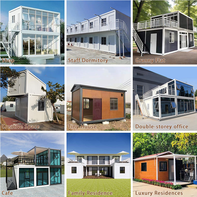 Flat Pack Container House Modular Homes Prefab Portable Foldable House Mobile Prefabricated Container Homes