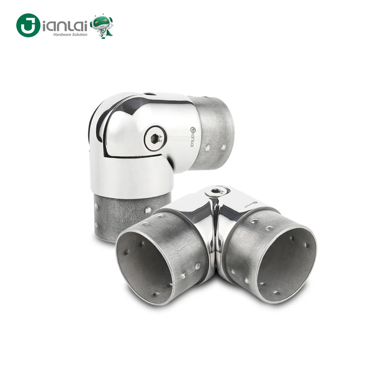 Handrail Fittings Stainless Steel Metal Top Hand Rail 90 Degree Corner Elbow
