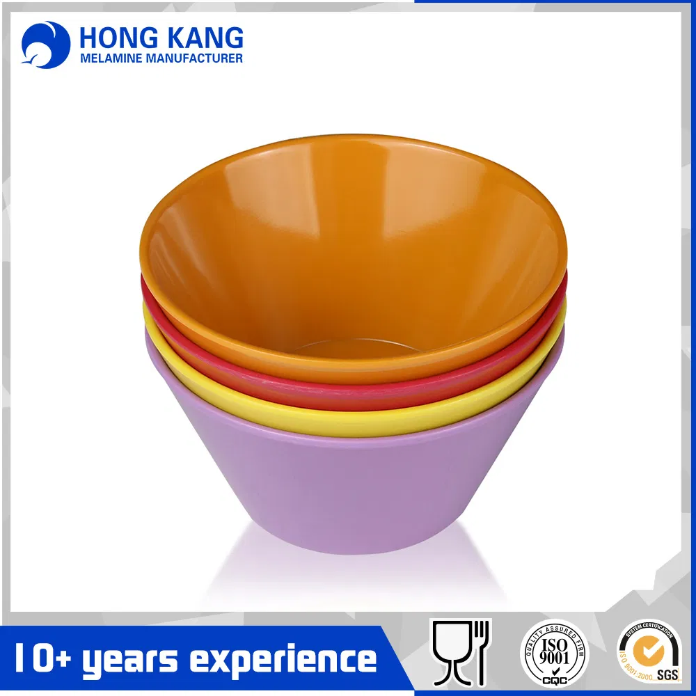 Full Size Dinnerware Punch Melamine Noodle Bowl for Restaurant