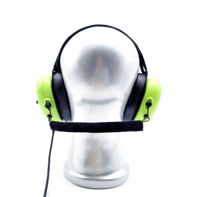 Neck Band Style Dual Muff Noise Canceling Headset for Walkie-Talkies