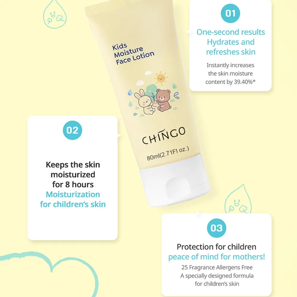 Natural Kids Moisturizing Face Lotion Gentle Hydrating for Kids' Daily Skincare