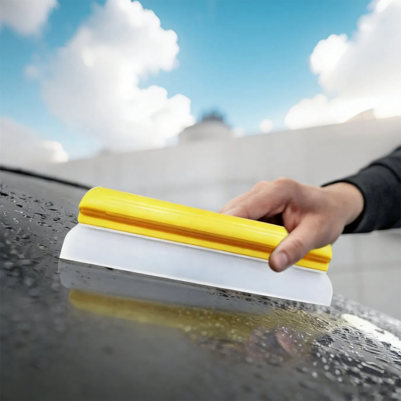 Silicone Water Blade Car Drying Squeegee, Car Accessories, Wash Car, Scratch-Free Car Wash Tool