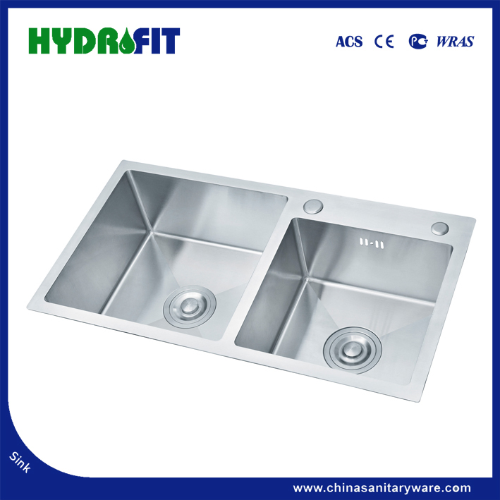 Factory Manufacture Factory Kitchen 201/304 Stainless Steel Sink Handmade Sink Wholesale OEM/ODM