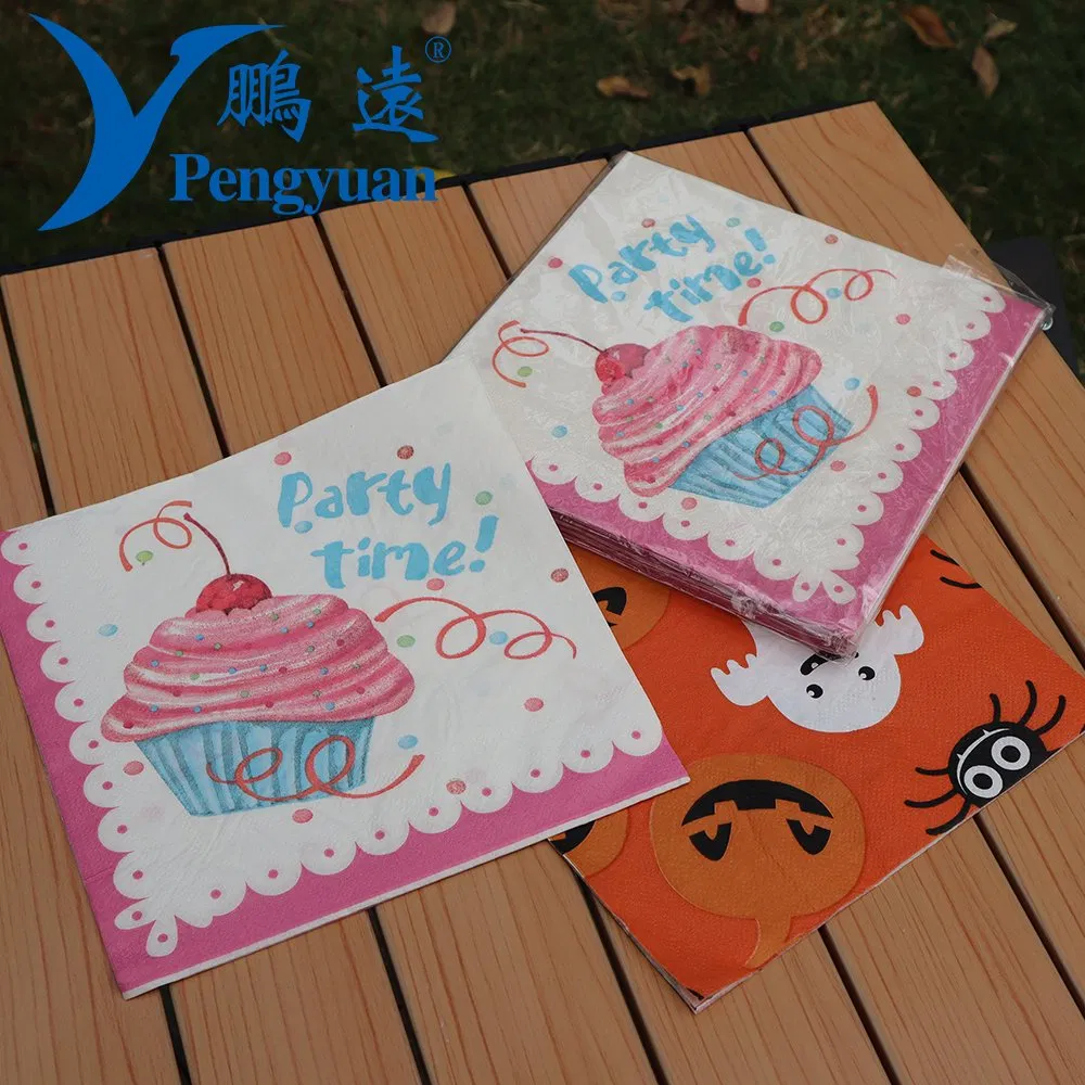 House Birthday Party Tissue Paper Napkin with Logo Printed