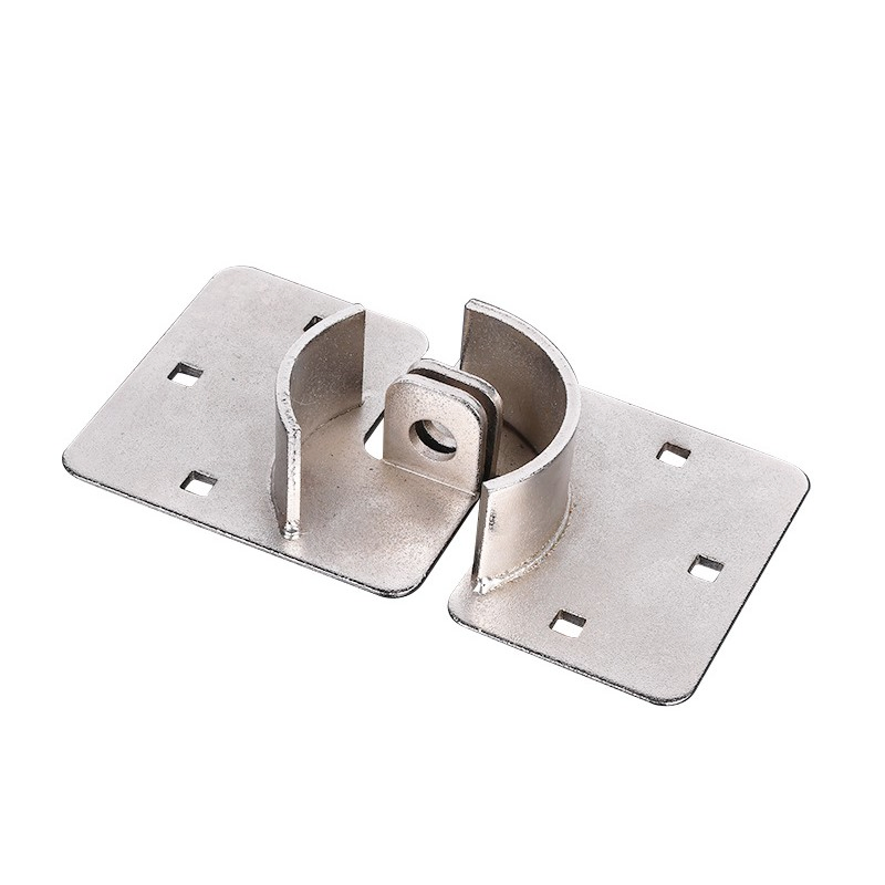 Heavy Duty Round Steel Lock Puck Padlocks Reinforced Hidden Shackle Lock for Trucks Van Gates