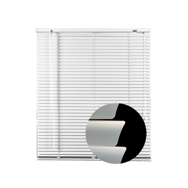 Classic White Vinyl Venetian Blinds 25mm PVC Customized Window Blinds