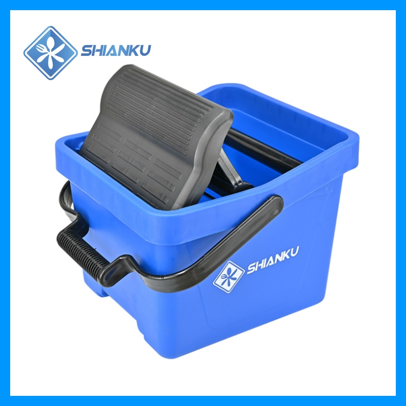 Shianku Commercial 16 L Pedal Water Press Mop Cleaning Bucket