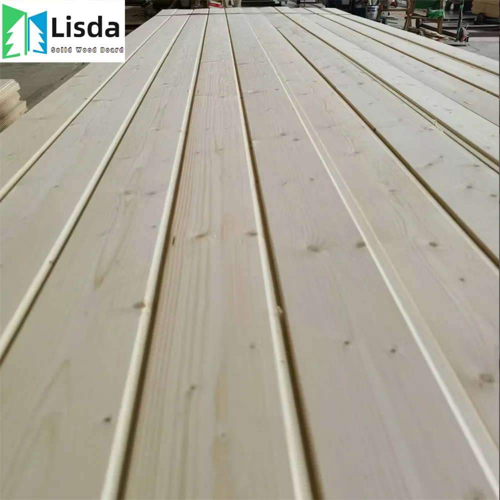 Heze Factory Solid Wood Pine Wall Panel