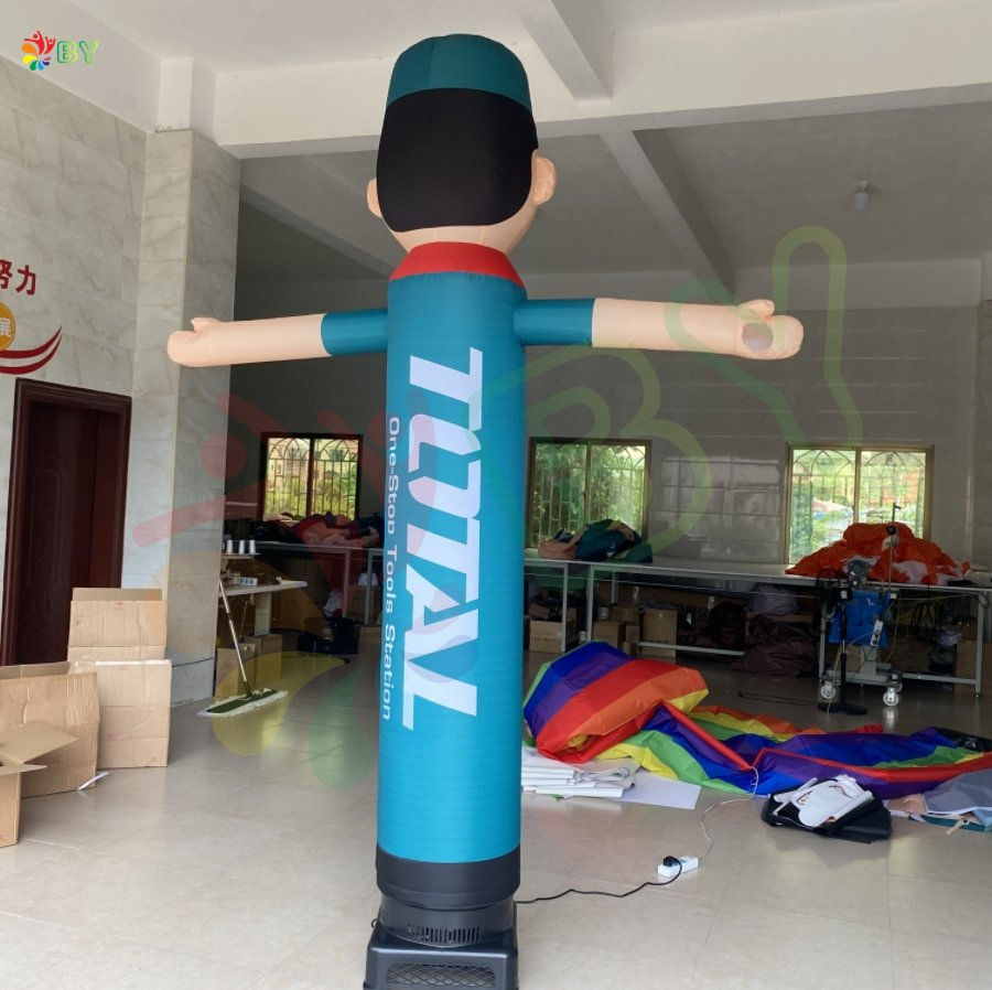 Boyan Customized Inflatable Sky Air Dancer Dancing Man with Blower for Advertising