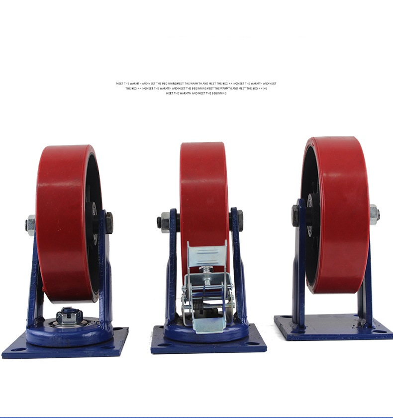 4/5/6/8 Inch Heavy Duty Nylon Caster Wheel with Swivel/ Fixed/ Brake