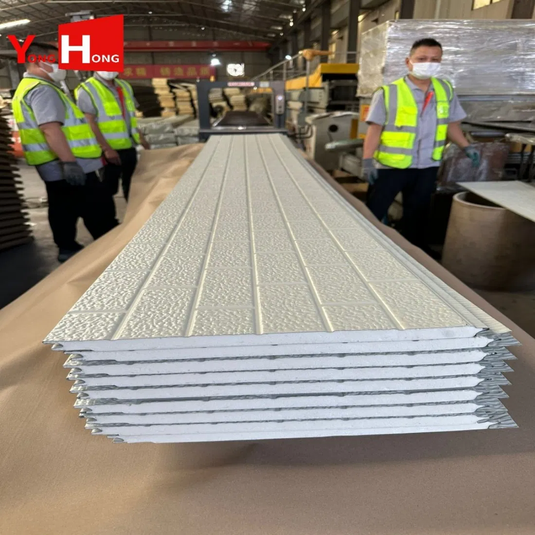 16mm Thickness Exterior Decorative Wall Panel Metal Siding PU Sandwich Wall Panel for House