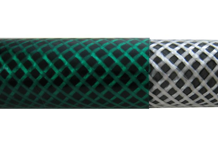 Anti-UV PVC Heavy Duty Garden Hose 1/2'' 5/8'' 3/4'' 1'' 6/8 Bar for Irrigation Car Washing Home Gardening Use Knitted Garden Pipe with Reel