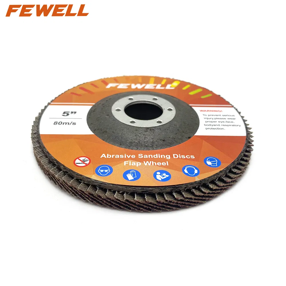 Лепестковый шлифовальный диск 125 мм, зерно 60, для металла