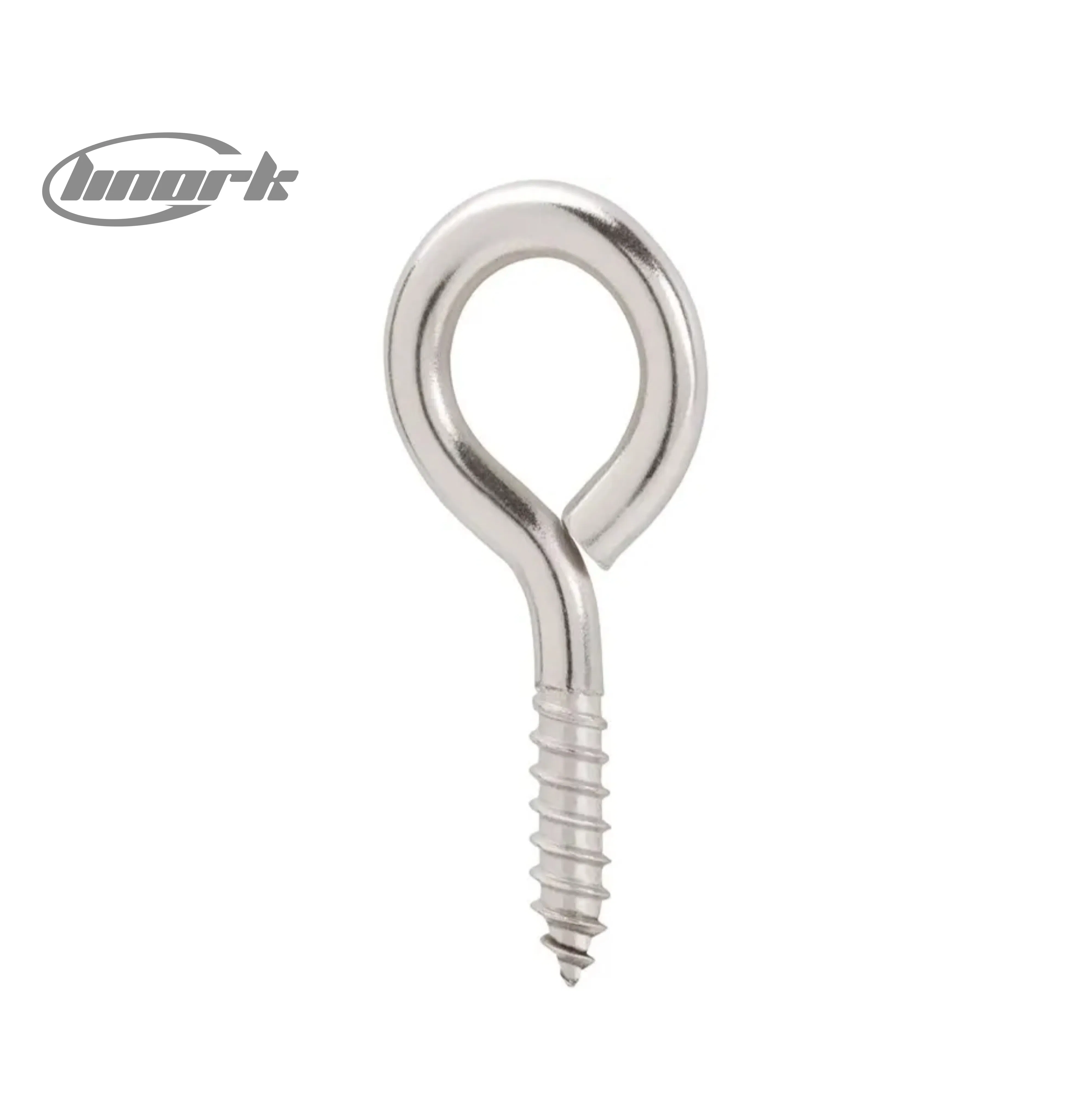 Stainless Steel 13/16" 2-7/8" Eye Hooks Wooden Eye Screw Zinc Plated