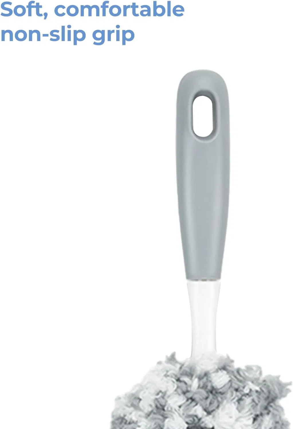 Lint Free Microfiber Duster with an Extra Washable and Reusable Duster Head Dusters for Household Cleaning