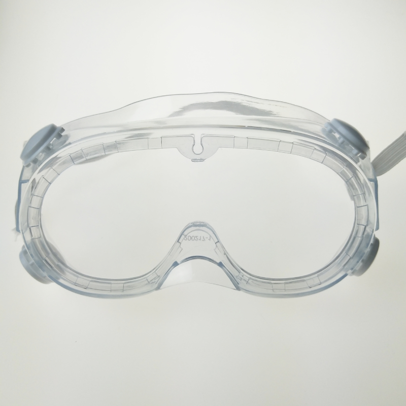 Adjustable Safety Goggles Clear Anti-Fog Lightweight Lab Protective Eyewear Lens