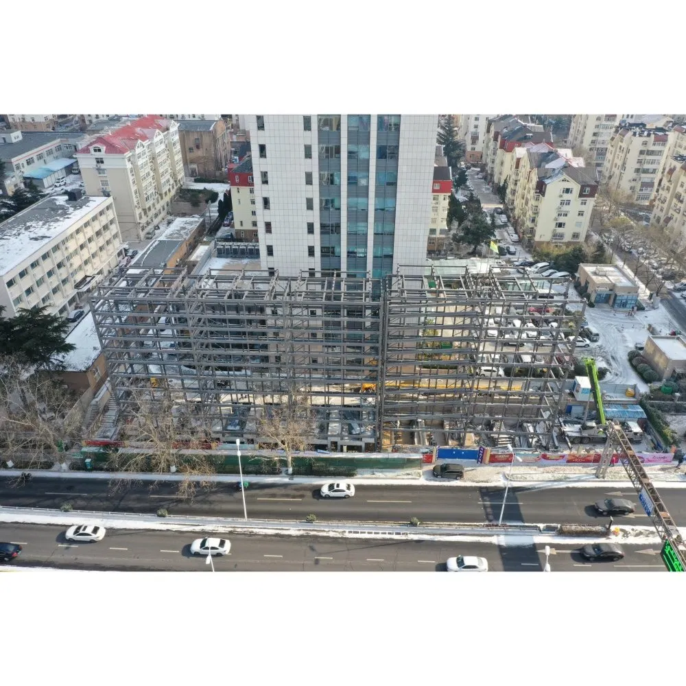 2 Storey Steel Structure Prefab Shop Building Commercial Shop Center