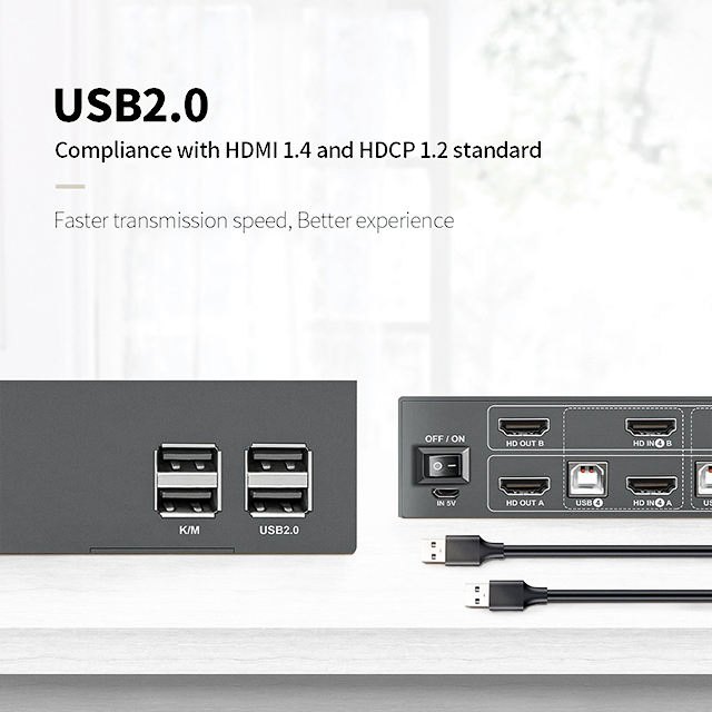 Customization Kvm Switch HDMI Kvm Switch USB Switch Selector