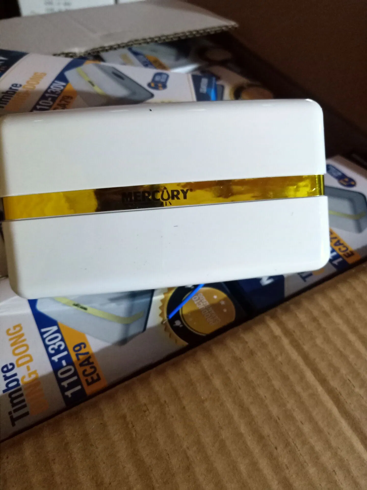 15 Round Dots Mechanical Strike Dingdong Doorbell