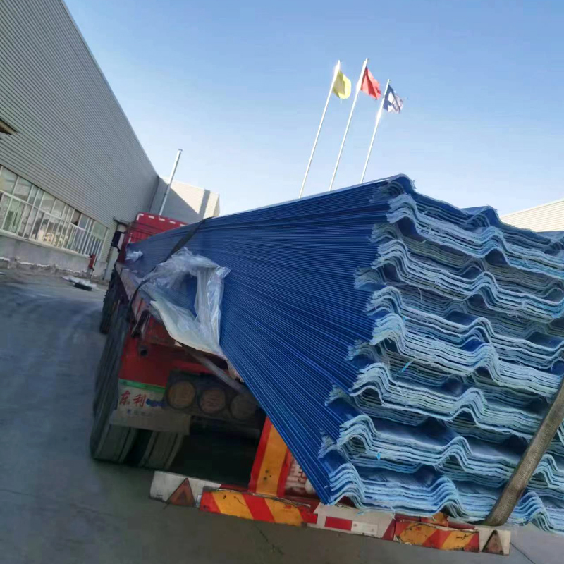 Anti-Corrosion Corrugated Plastic Fiberglass FRP Roofing Sheet