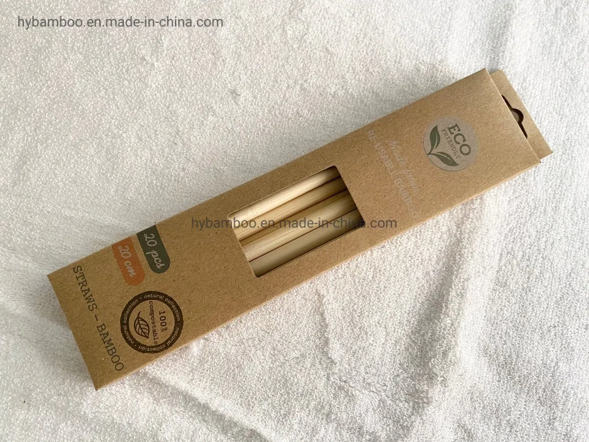 Biodegradable Eco Friendly Bamboo Straws 100%Natural Bamboo Fibre Straw