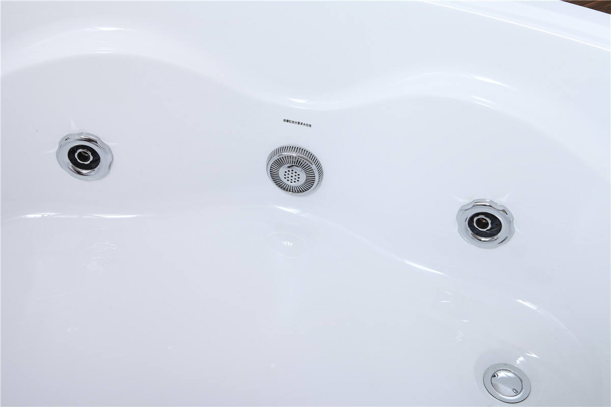Triangle Modern Home Hotel Massage Whirlpool Bath-Tub Indoor Acrylic Bathtub for Bathroom