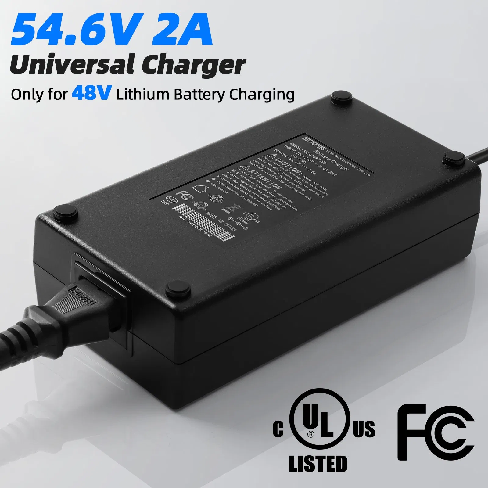 Зарядное устройство 54.6V 2A для электровелосипеда