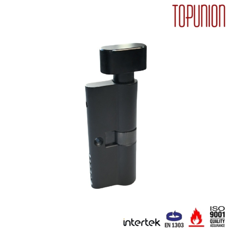 Thumb Turn Single Euro Door Cylinder External Internal Key Access Anti Snap
