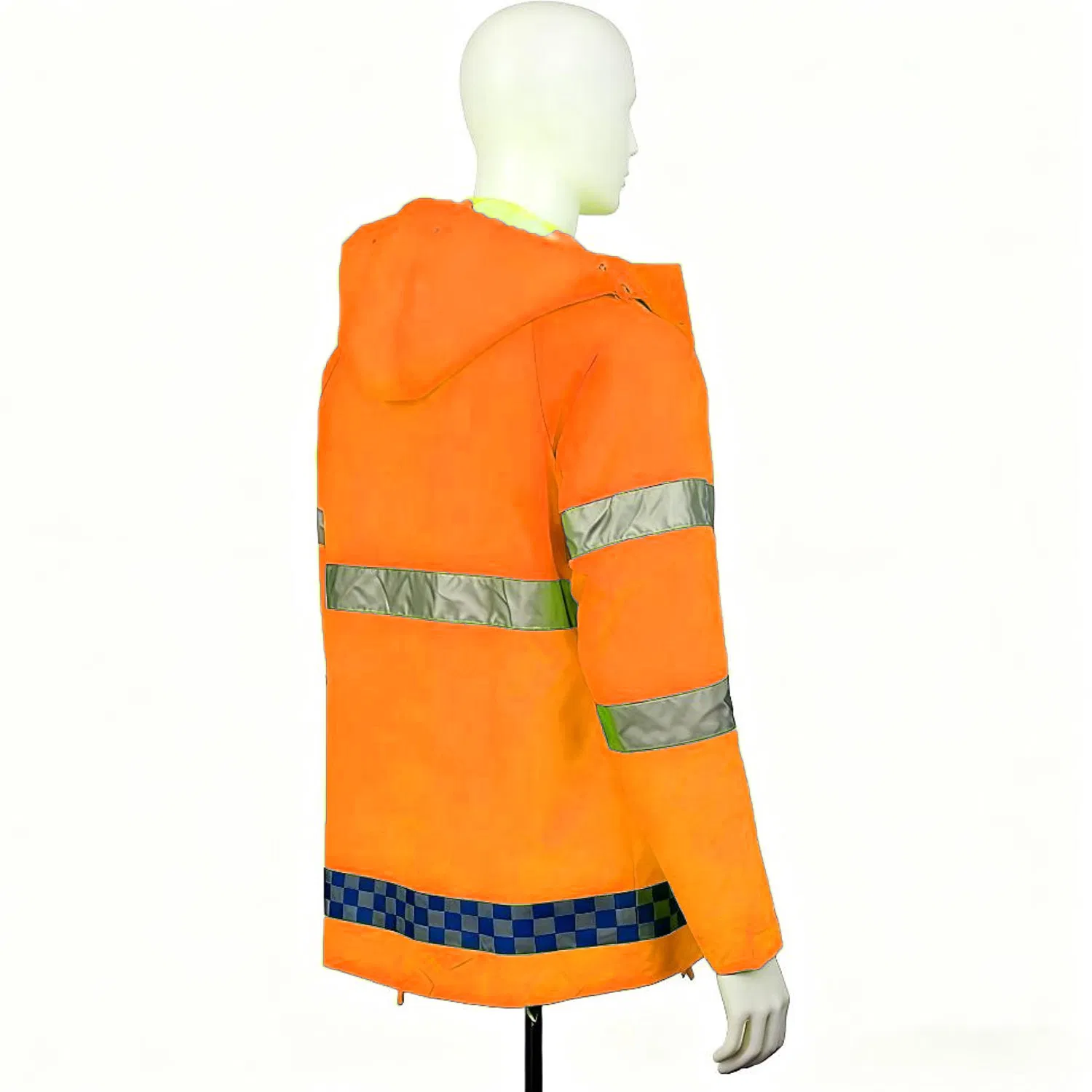 Breathable Safety Outdoor Hiking Reflective Raincoat Windproof