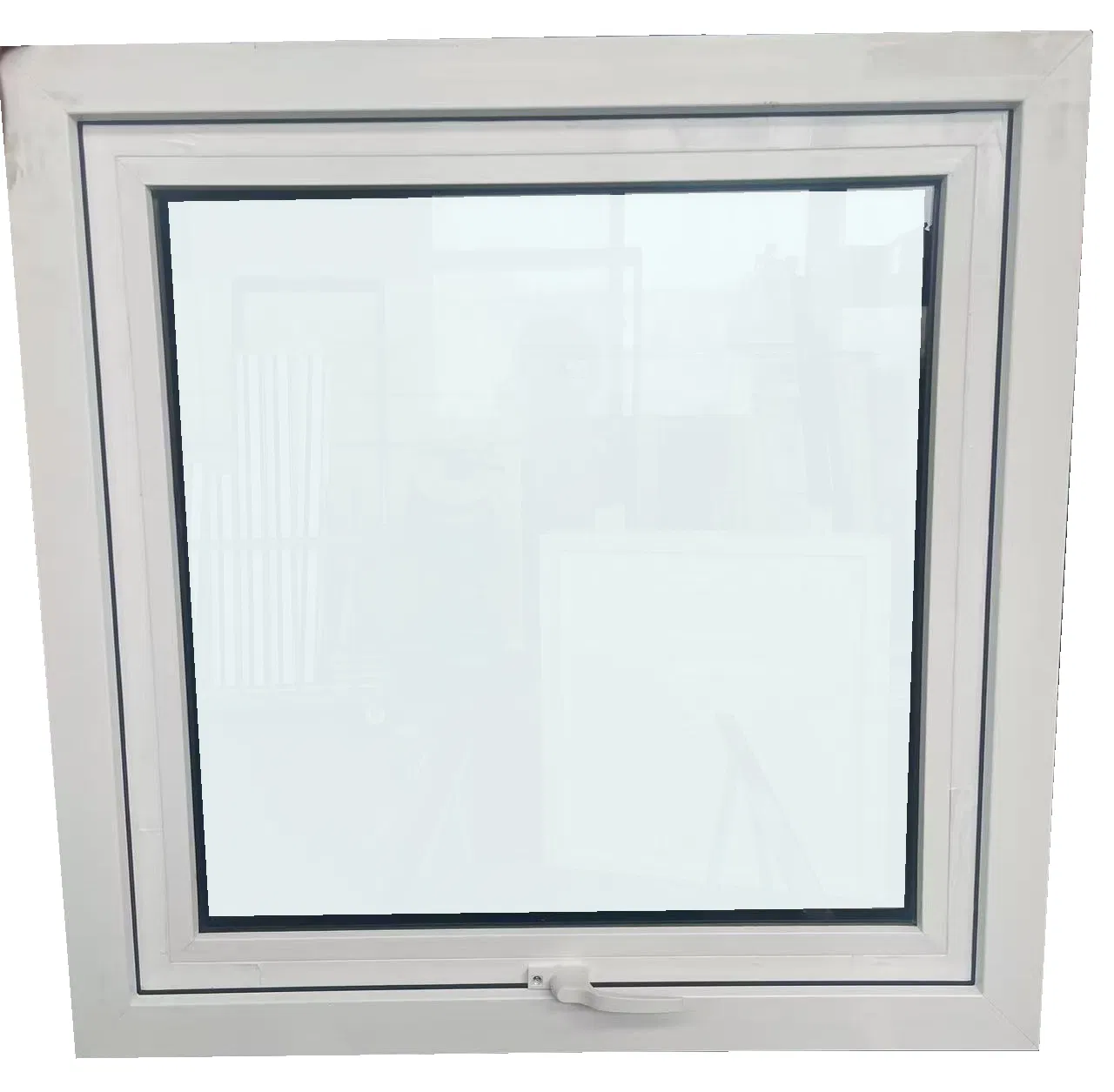 Energy-Saving 6-Chamber PVC Awning Window, Outward Opening, Double/Triple Glazing Option,