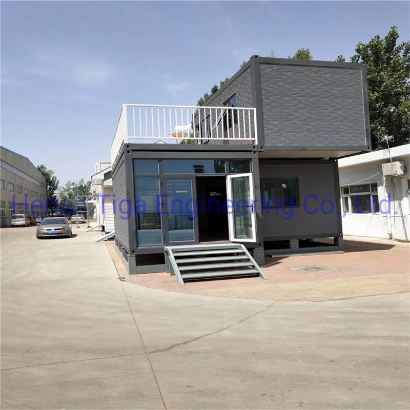 20FT Cheap Steel Framed Modular Living Flat Pack Prefabricated Container House Office Building