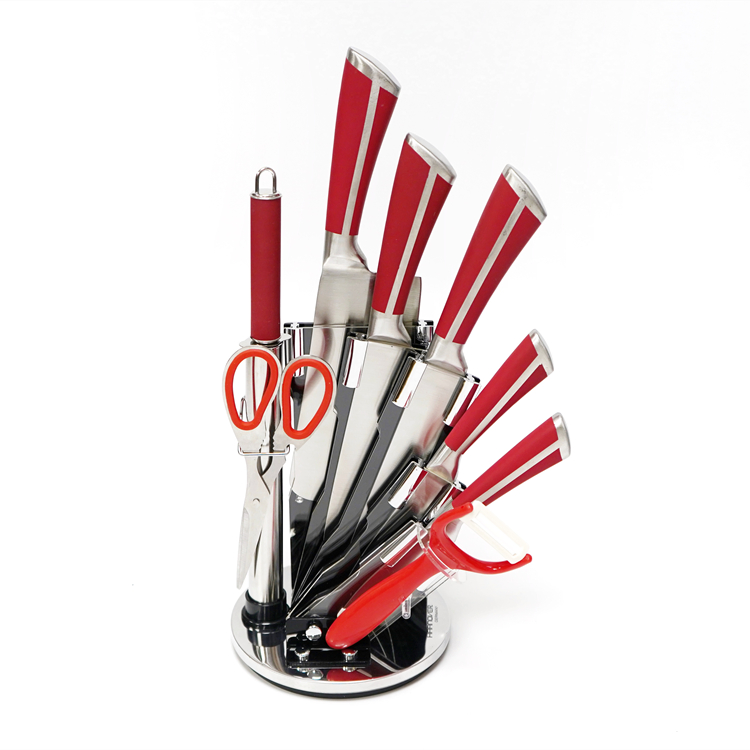 Custom Chef Knifies Cheese Steak Butcher Cooking Accessories Stainless Steel Kitchen Knife Set