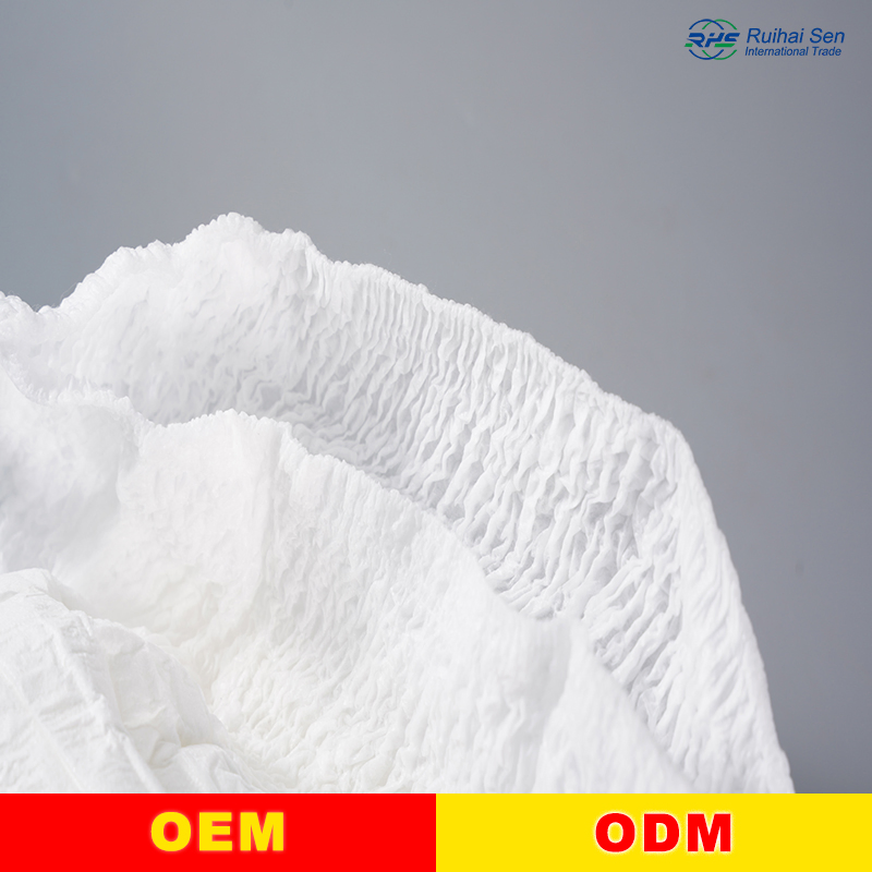 Superior Quality Disposable Elderly Incontinence Breathable High Absorption Printed Biodegradable Adult Diaper