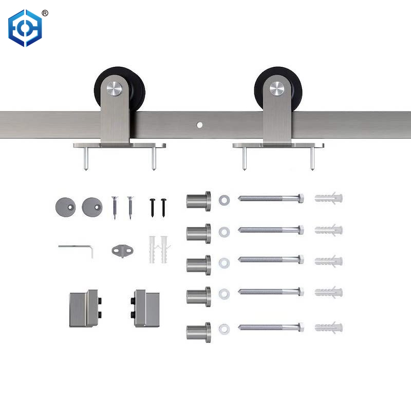 Wholesale Carbon Steel 5-16FT Single Wood Sliding Barn Door Hardware Kit