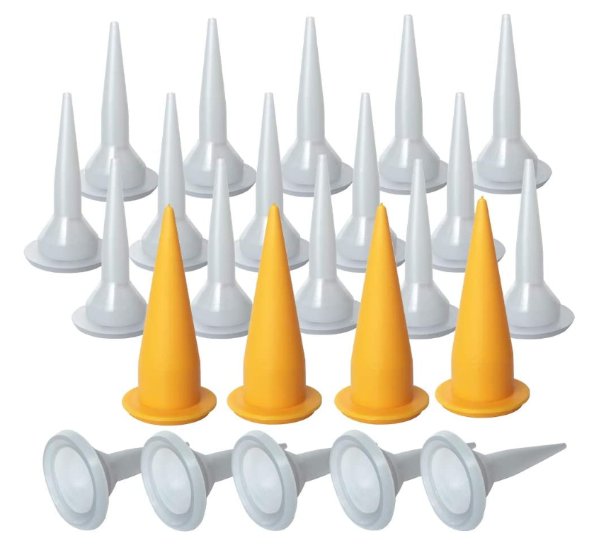 K-027-Sausage Caulking Gun Tips and Plastic Cone Nozzle Plastic Caulk Nozzle