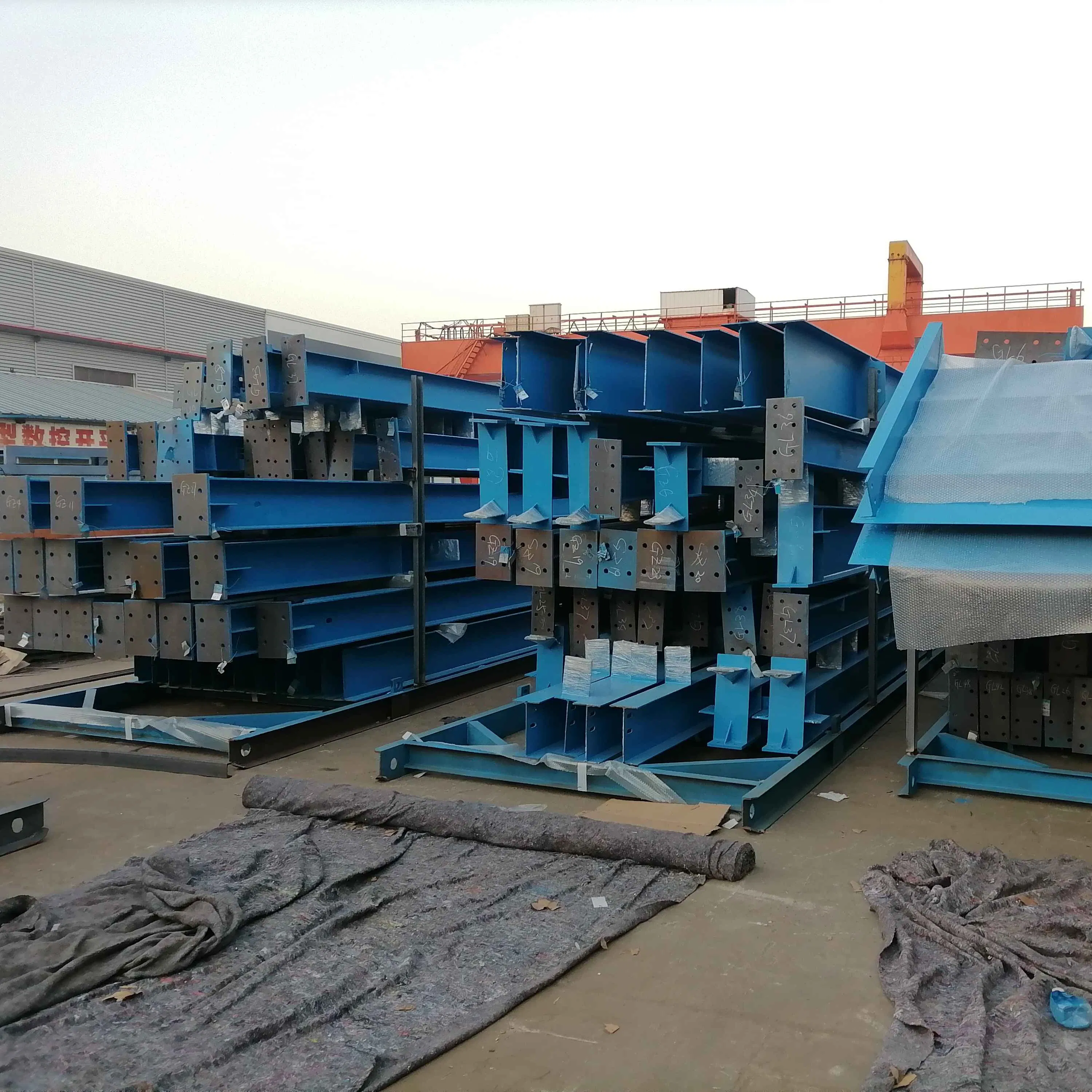 Prefabricated Steel Structure Frame Steel Construction Column Beam