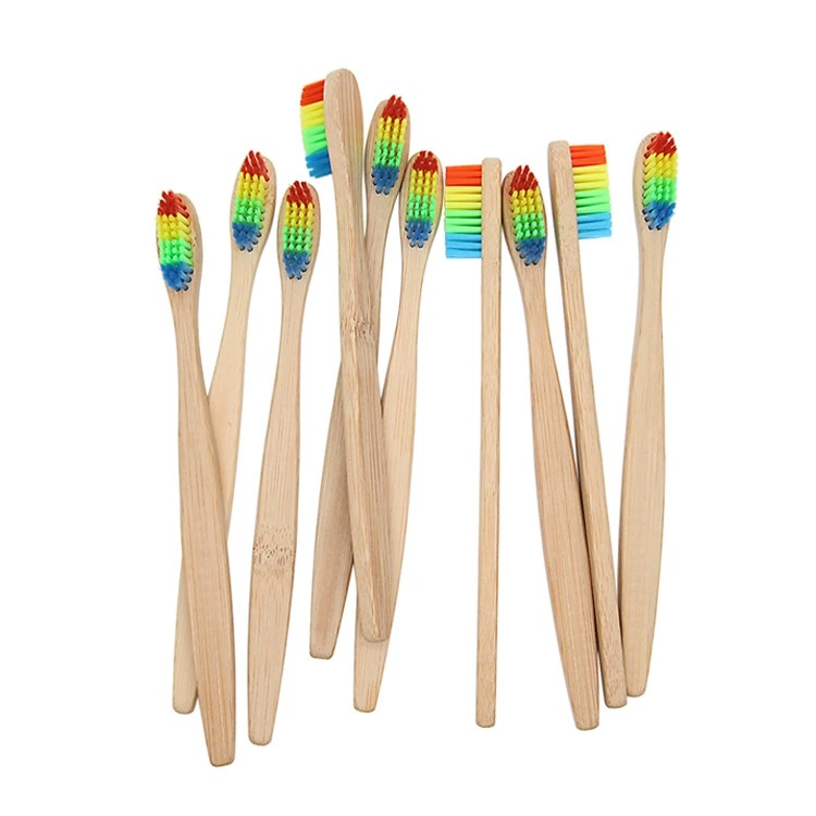 Biodegradable Reusable Bamboo Toothbrush Eco-Friendly Bamboo Toothbrushes for Traveling