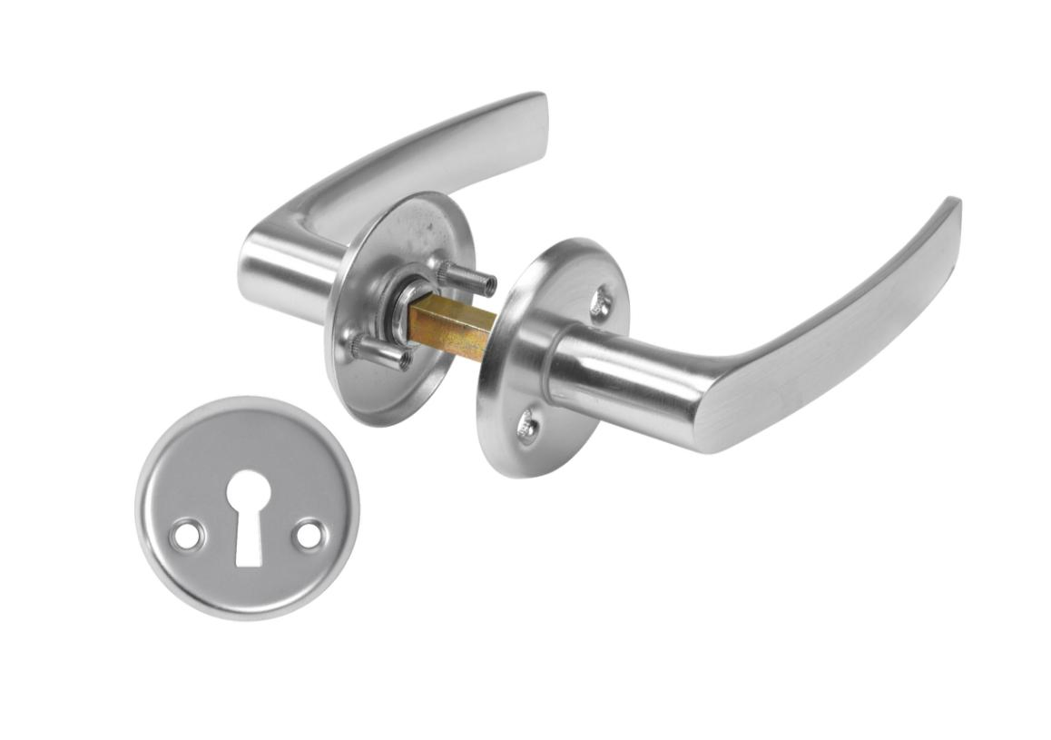 Internal Door Handles, Set of Internal Door Handles Aluminium, Chrome Color