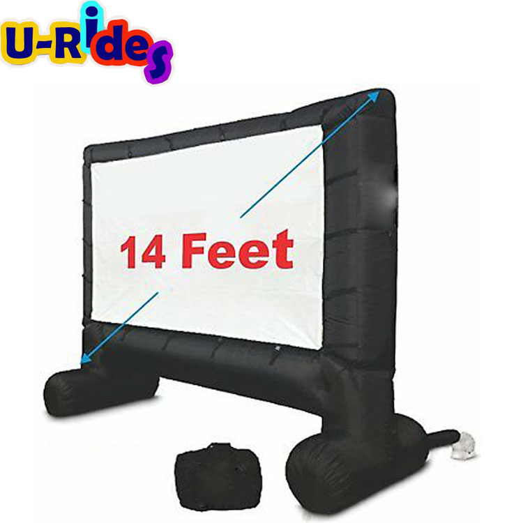 Both Outdoor and Indoor Oxoford Material Projector Screen Inflatable cinema Screen For Home Use