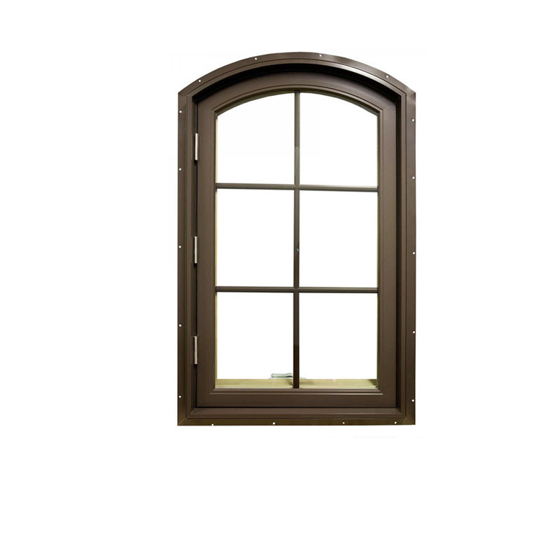 Алюминиевый профиль для окна с раскладкой под дуб