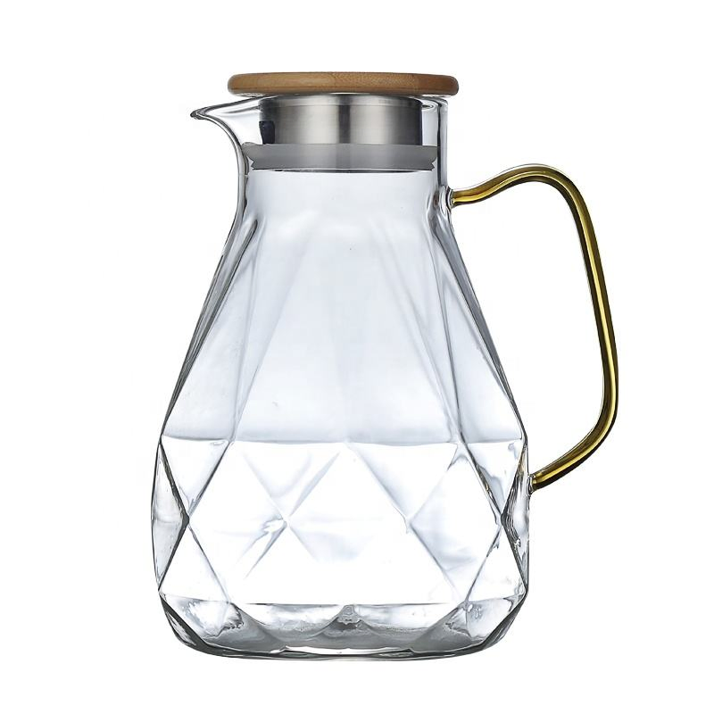 High Temperature Resistant Glass Water Pot and Juice Dispenser