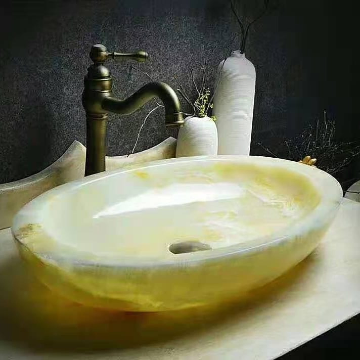 Commerical Wholesales Oval Marble and Granite Sinks