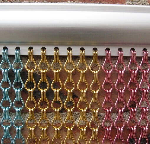 Metal Chain Link Mesh Curtains for Living Room