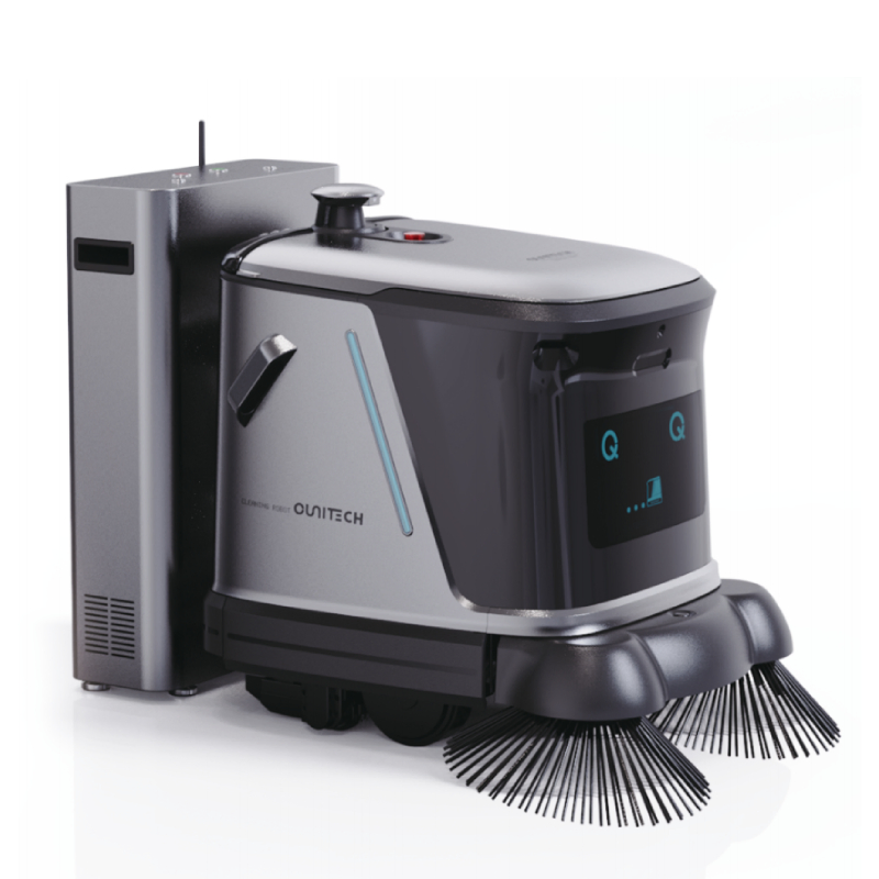 Commercial Cleaning Robot Smart Self-Cleaning Vacuum with Dust Pushing Feature for Floor Cleaning and Mopping Auto