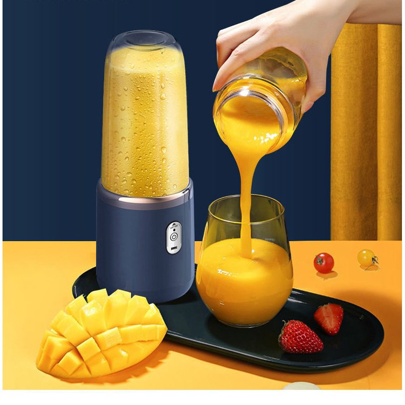 Compact and Portable Rechargeabal High-Speed Mini Juicer for Travel and Home