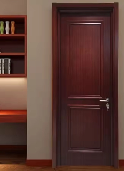 Luxurious Simple Interior Oak Wooden Door Natural Wood Solid Wood Door