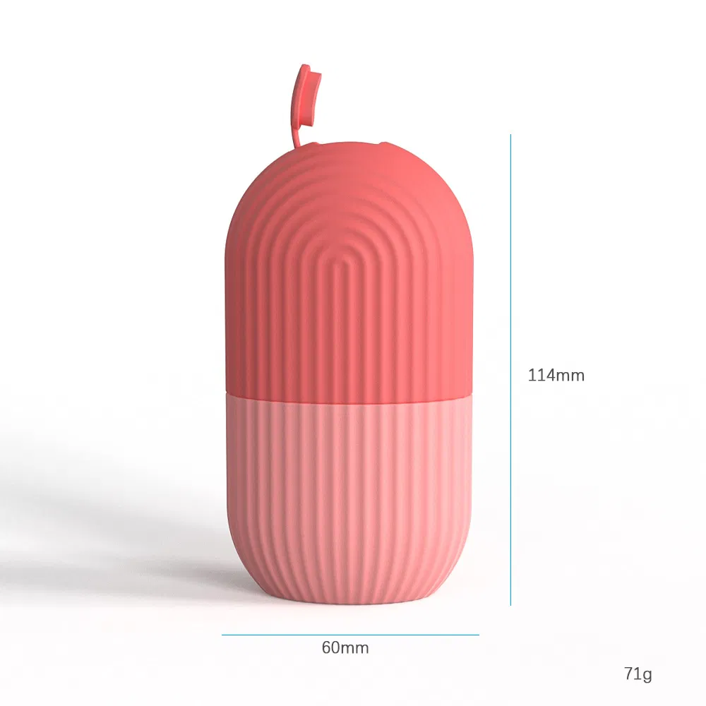 Cooling Glow Cube Mold Face Massager Silicone Facial Eye Neck Ice Massage Roller Globes