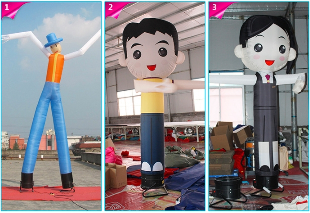 Factory Wholesale inflatable air dancer advertising air sky dancer with blower