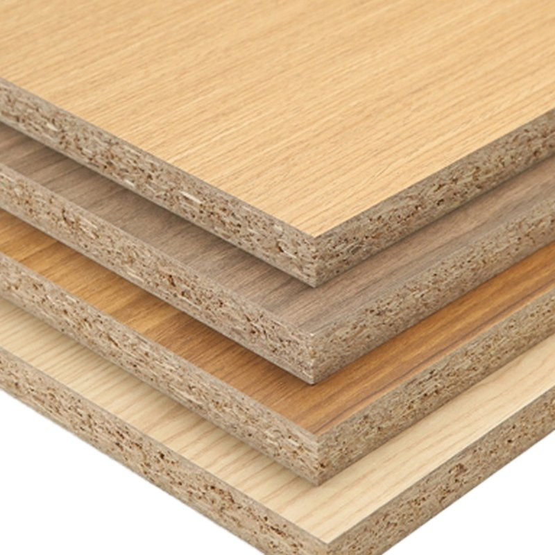 4*8 Synchronized Chipboard Wood Grain Melamine Particle Board for Decoration