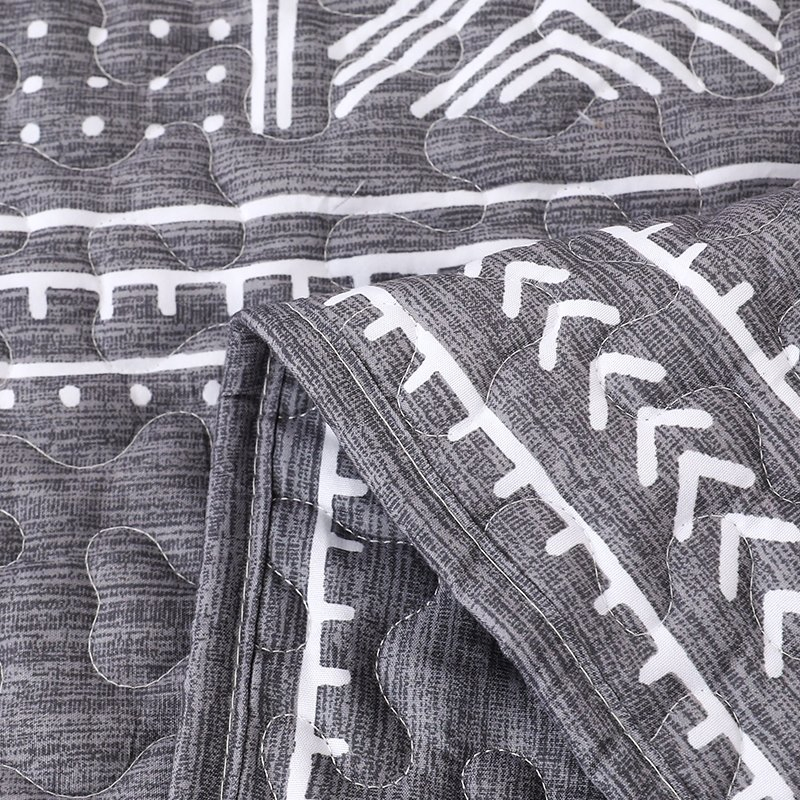 New Design Novel Printing Pattern Microfiber Bedspread for Home